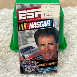 🎁5/$10🎁ESPN NASCAR 25th Anniversary Quicksilver Darrell Waltrip VHS
